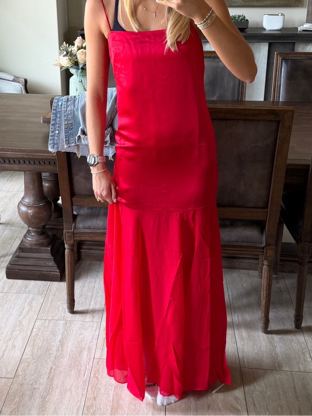 Shona Joy Red Maxi dress